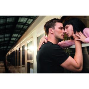 Two muses of Emporio Armani's “Together Stronger” commercial, with Alice Pagani and Nicholas Hoult